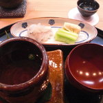 日本料理 櫻川 - 鱧しゃぶしゃぶ。