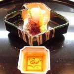 日本料理 櫻川 - 甘鯛(ぐじ)の昆布〆。