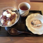 紫野和久傳 - ほうじ茶金時ソルベ