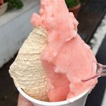 リビスコ - ロイヤルミルクティーとスイカのジェラートいただきました