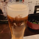 かんだ光壽 - 生ビール