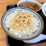 永井食堂 - ラーメンライス。