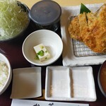 Katsu Sai - ロースかつ＆房総産肉厚”半”アジフライ定食