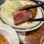 かつれつ四谷たけだ - 綺麗な断面ですね♡