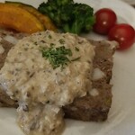 キッチン ブルー グローブ - 反対側から