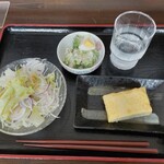 きっする食堂 - サラダとだし巻き玉子
