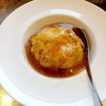 餃子の王将 - 天津飯アップ