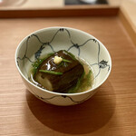 銀座 鼓門 - 茄子の炊き物