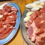 網焼きジンギスカン 羊肉酒場 悟大 - 生ラム