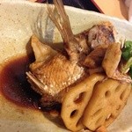 さかな処 和 - この日の煮魚は鯛のかぶと煮