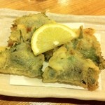地酒焼酎と肴 弥太郎 - 鰯のシソはさみ揚げ