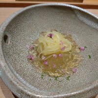 鳥カミ GARDEN CITY - 前菜　加賀太胡瓜とジュレ