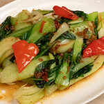 Stir-fried vegetables with special XO chicken sauce