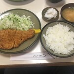 Tonkatsu Hama - 2018/12/29 ロースカツ定食