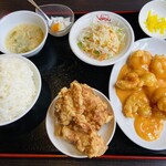 紅満園 - エビマヨ定食