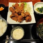 Dappeke - 鶏唐揚げ定食　９５０円