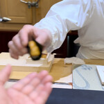 兄弟寿し - 雲丹お待ち