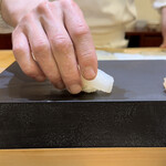 兄弟寿し - 赤イカお待ち