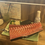 みなと 刺身専門店 - 佐渡の本マグロ 自分でやるすき身