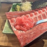 みなと 刺身専門店 - 佐渡の本マグロ 自分でやるすき身