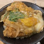 純愛うどん なでしこ - 希少豚のカツ丼セット・ひやかけ