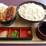 伊吹や製麺 - ソースヒレカツ丼セット