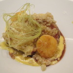 フロリレージュ - 夏のフォアグラととうもろこし、オクラのポレンタとクスクス3