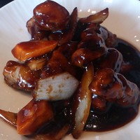 御膳房 銀座店 - 豚肉の黒酢炒め