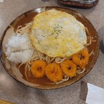 スパゲティ コモ - 日替りの餡かけスパ(1.2盛)、なんとライスつき(°Д°)