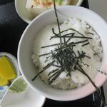 三喜食堂 - ミニ麦とろ丼