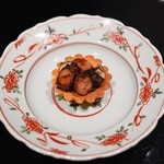 膳処末富 - たこと薪焼きしいたけのタルト