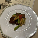 中国料理 花林 - 特注で単品のステーキコース料理の中から3000円で出して頂きました♡