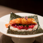 USHIGORO S. - 厳選部位と車海老の手巻き