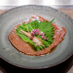 USHIGORO S. - 特選サーロインと香味野菜の焼きしゃぶしゃぶ