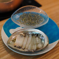 銀座 きた福 - あわびとジュンサイ