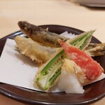 Young sweetfish Tempura