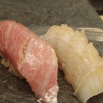 羽田市場 ギンザセブン - 大トロ〜お口の中で溶けてなくなった。大好き！❤