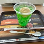 ロッテリア - ドリンク写真:クリームソーダ