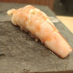 羽田市場 ギンザセブン - 車海老、しっかりとした固さの中に甘味が〜