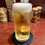 Torizou - 生ビール（中ジョッキ） ¥530