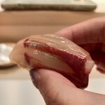 銀座 鮨 佑 - シマアジ