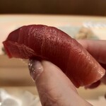 銀座 鮨 佑 - 〈やま幸〉の中トロ　