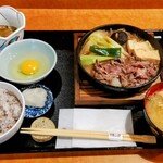 茶寮 ふ川 - 牛すき焼き御膳