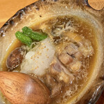 宗政 - 鶏のみぞれ煮。薬味に七味が欲しかった