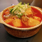 大衆昭和居酒屋 川崎の夕焼け一番星 - 旨辛からし焼き 中辛 ¥638