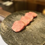 Yakiniku Dokoro Kanae - 松阪牛タンモト厚切り