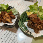 居酒屋 八兵衛 - 左← ザンギ      唐揚げ→右