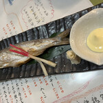 居酒屋 八兵衛 - チップ一夜干し  山わさび マヨネーズ