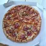 AOKI's Pizza - イベリコモッチーニとデラックスのハーフ（Lサイズ）