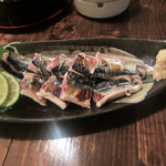 鳥の舞 - 炙り〆秋刀魚刺身